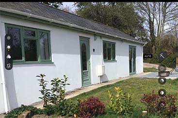 Exterior view of Sycamore Cottage in Perranwell, Cornwall